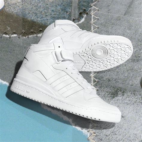 adidas original forum mid triple white|adidas originals mid width.